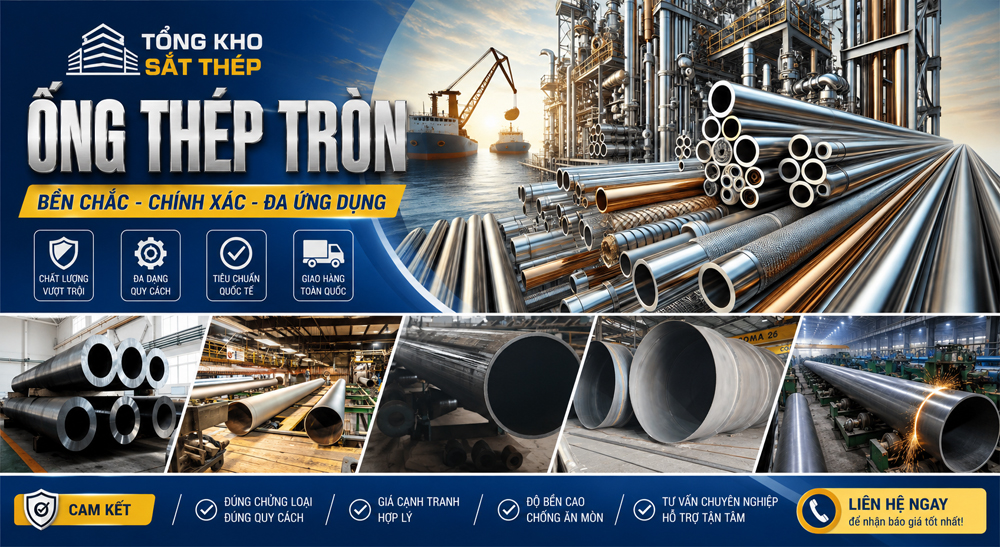 Baner ong thep tron