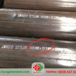 Ống thép đúc D406 hình ảnh thực tế tại kho | tongkhosatthep.vn