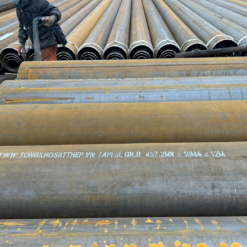 Ống thép đúc D406 hình ảnh thực tế tại kho | tongkhosatthep.vn